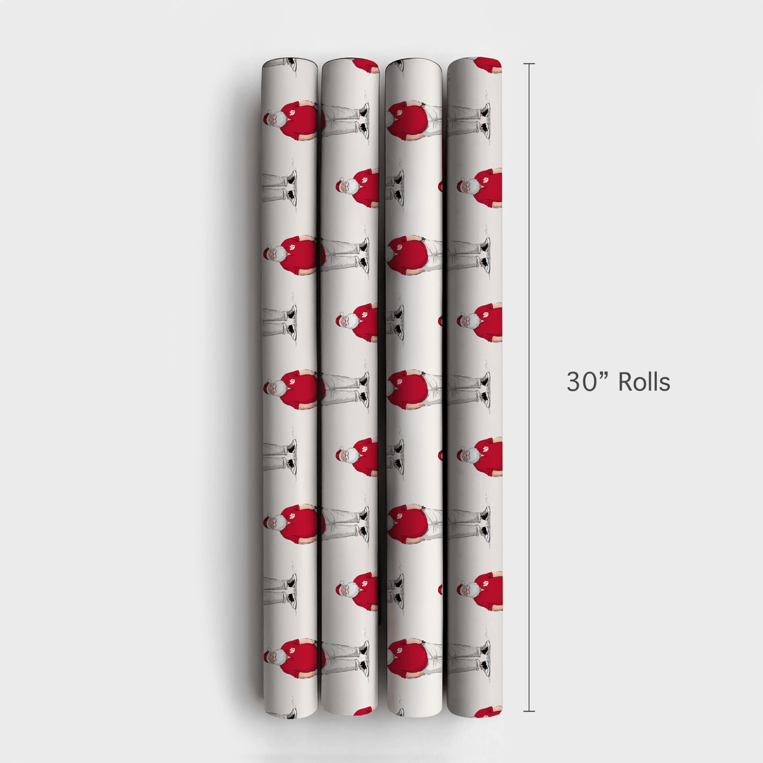 Utah Santa Polo - Wrapping Paper - Aspen & Arlo