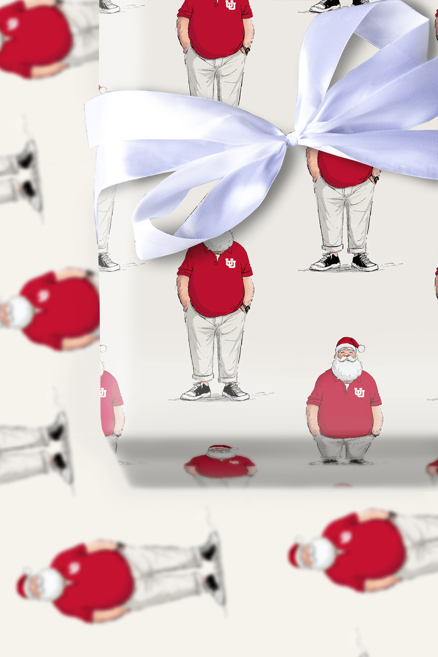 Utah Santa Polo - Wrapping Paper - Aspen & Arlo