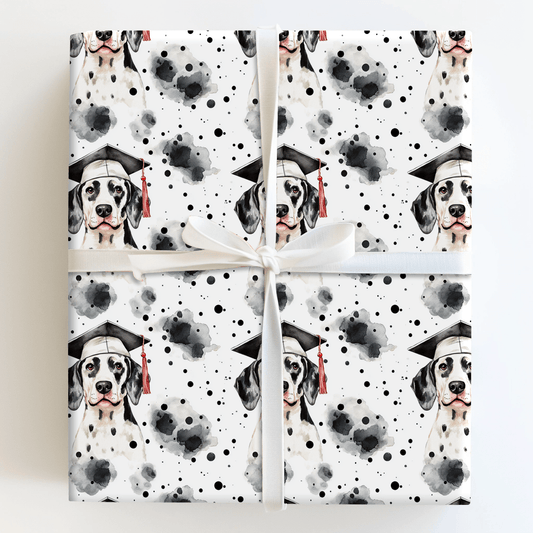 Dalmatian Graduate - Wrapping Paper - Aspen & Arlo