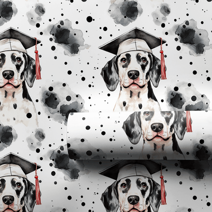 Dalmatian Graduate - Wrapping Paper - Aspen & Arlo