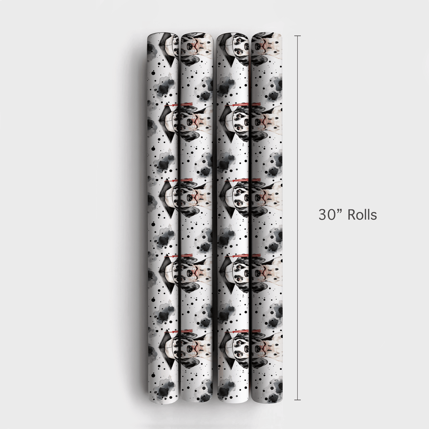Dalmatian Graduate - Wrapping Paper - Aspen & Arlo