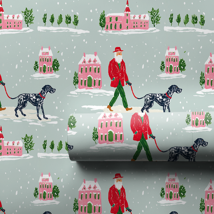 Santa Walks the Great Dane