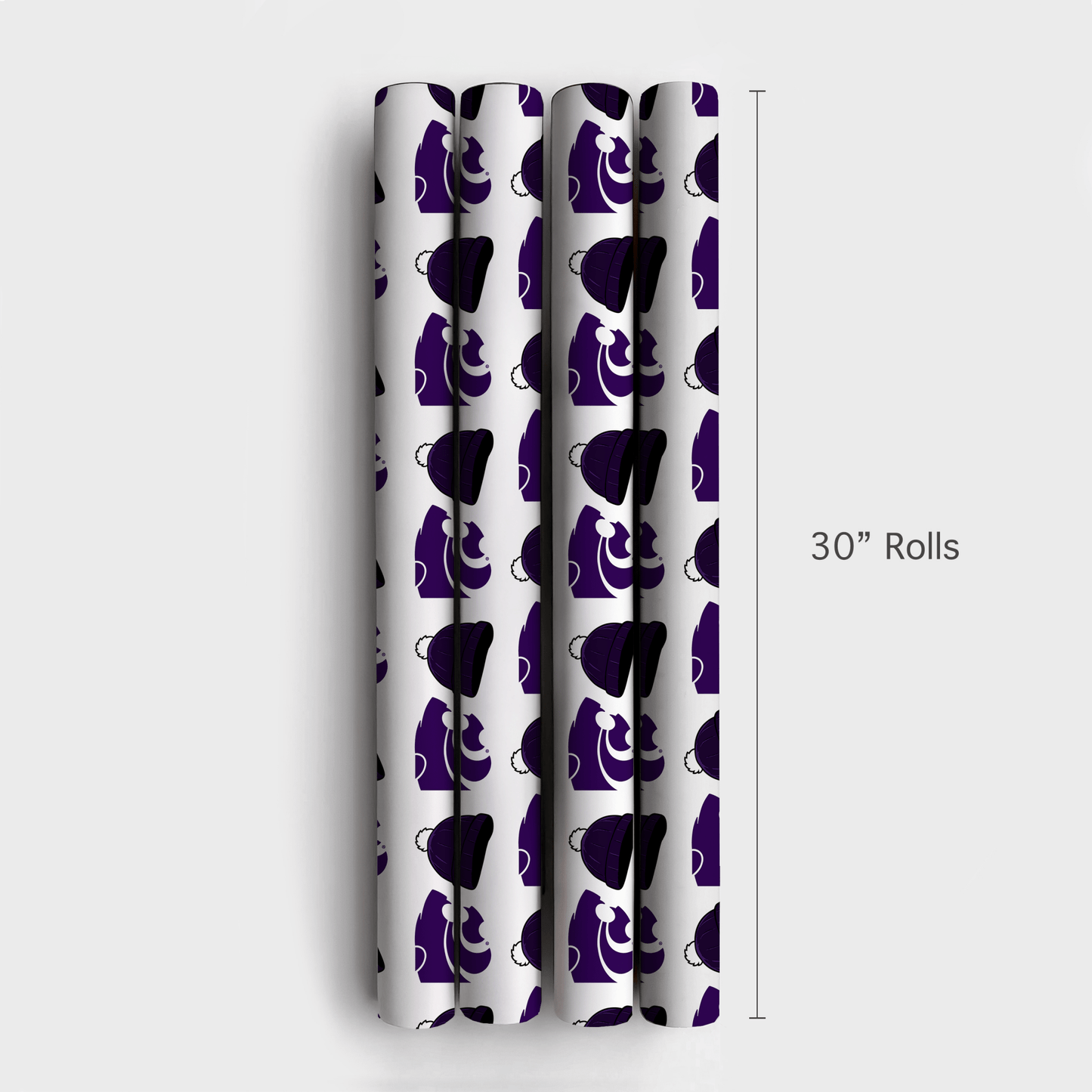 Kansas State Beanie - Wrapping Paper - Aspen & Arlo