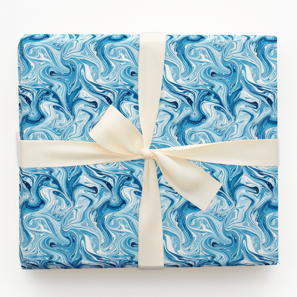 Blue Jewel - Wrapping Paper - Aspen & Arlo