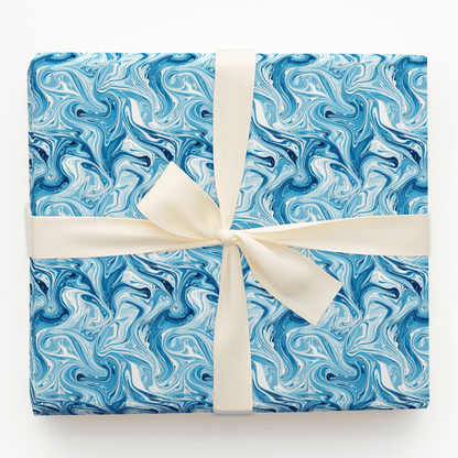 Blue Jewel - Wrapping Paper - Aspen & Arlo