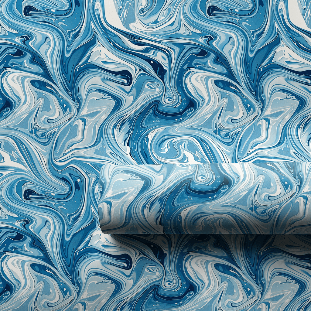 Blue Jewel - Wrapping Paper - Aspen & Arlo