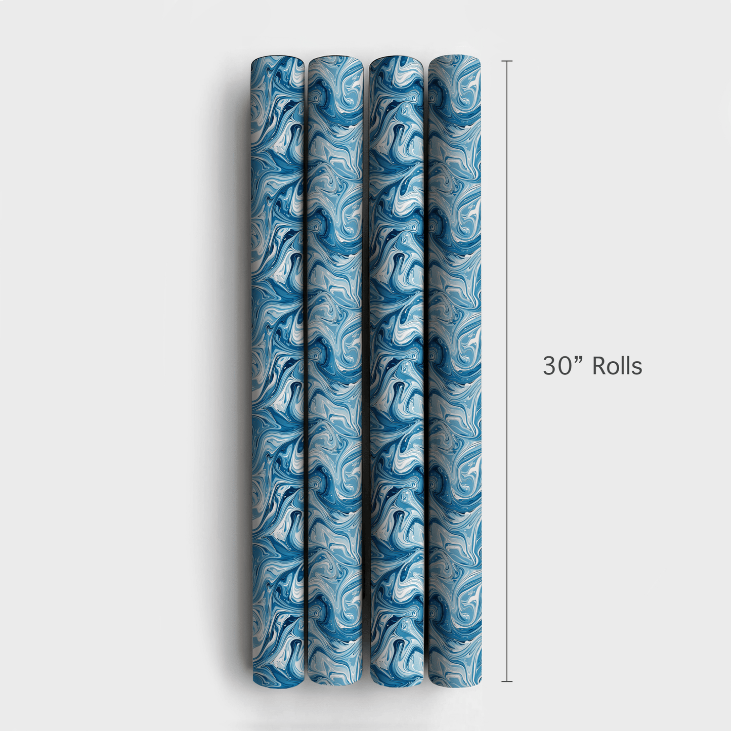Blue Jewel - Wrapping Paper - Aspen & Arlo