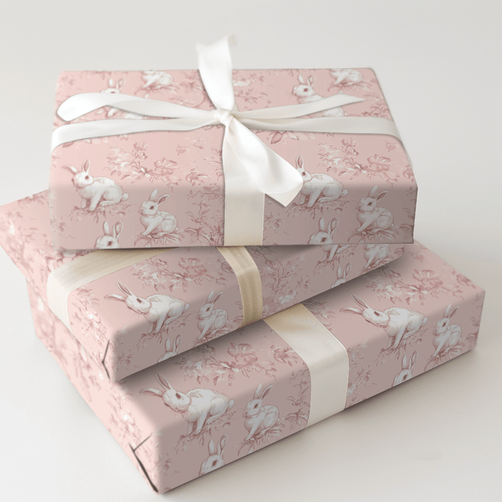 Tickled Pink Tails - Wrapping Paper - Aspen & Arlo