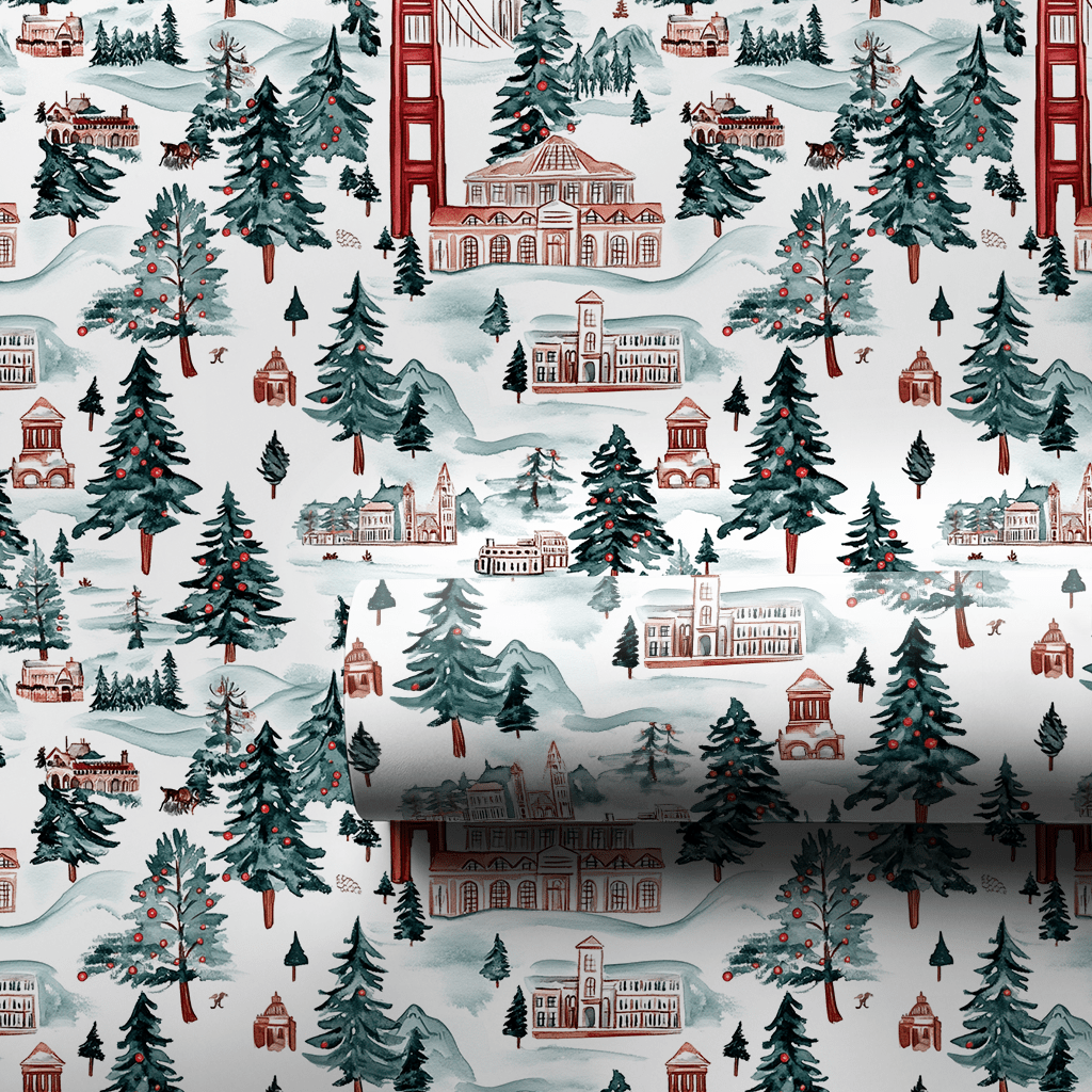Frosted Francisco - Wrapping Paper - Aspen & Arlo