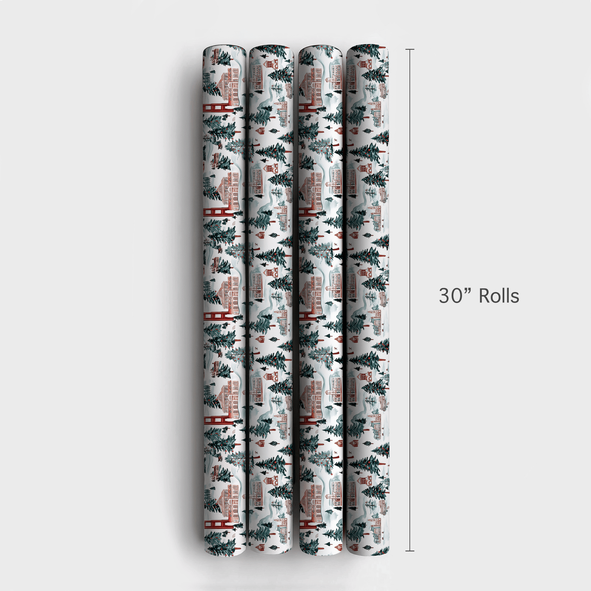 Frosted Francisco - Wrapping Paper - Aspen & Arlo