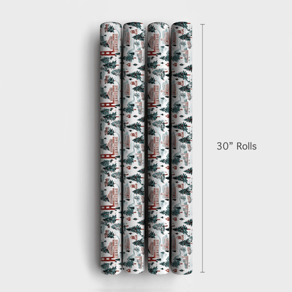 Frosted Francisco - Wrapping Paper - Aspen & Arlo
