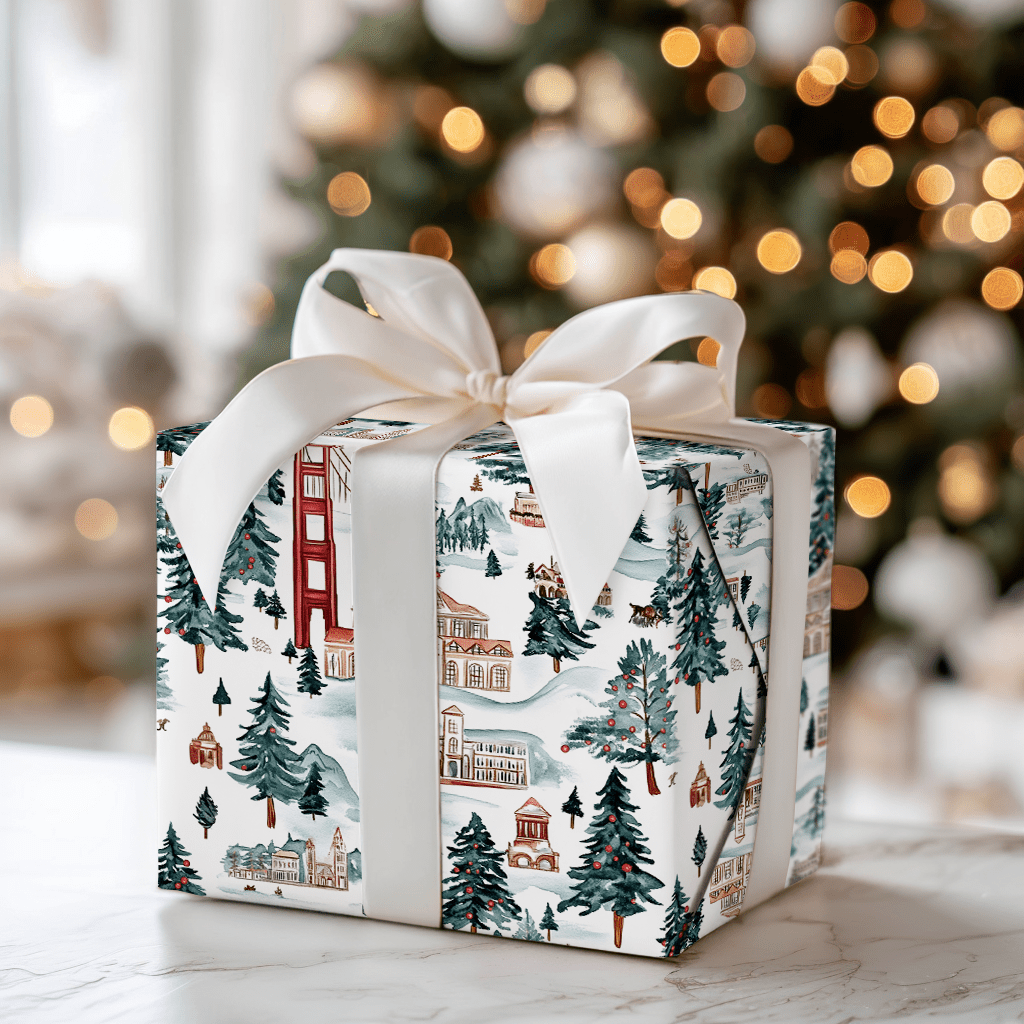 Frosted Francisco - Wrapping Paper - Aspen & Arlo