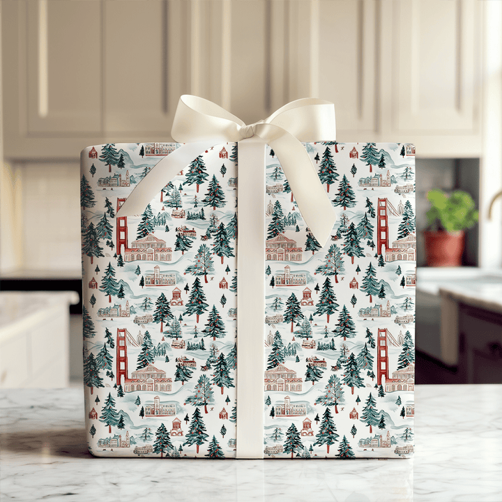 Frosted Francisco - Wrapping Paper - Aspen & Arlo