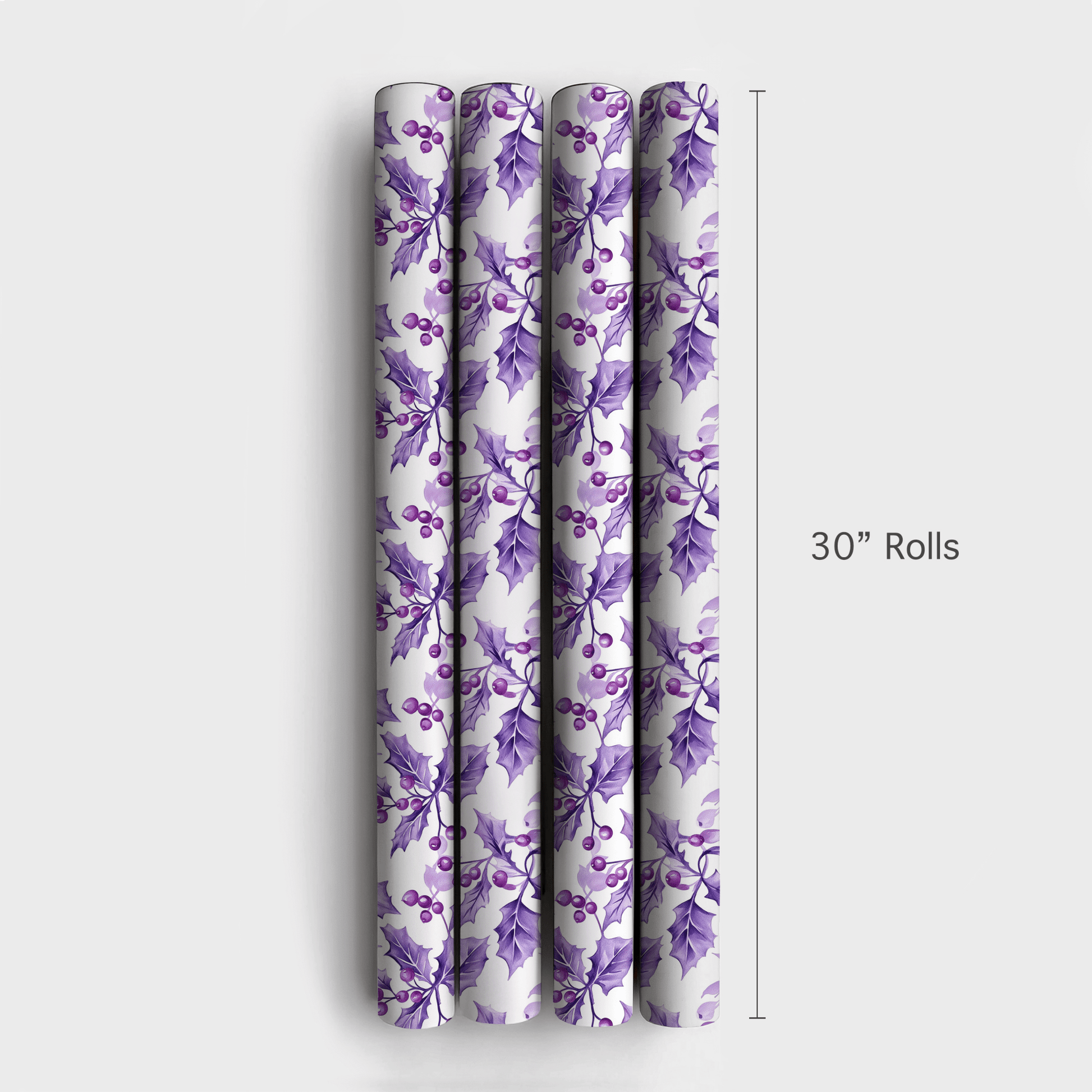Purple Berry Merry - Wrapping Paper - Aspen & Arlo