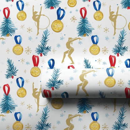 Gold Medal Moment - Wrapping Paper - Aspen & Arlo