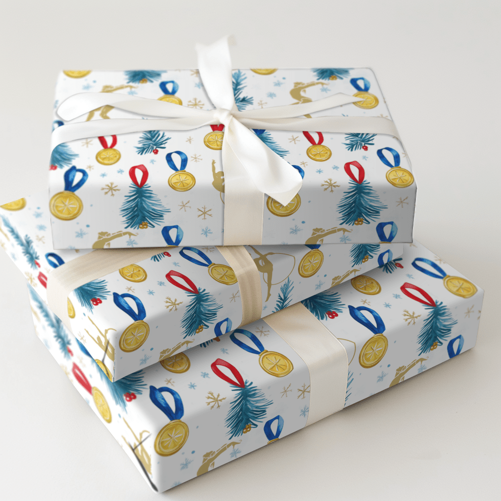 Gold Medal Moment - Wrapping Paper - Aspen & Arlo