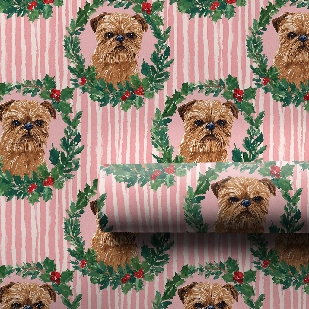 Brussels Griffon & Berries