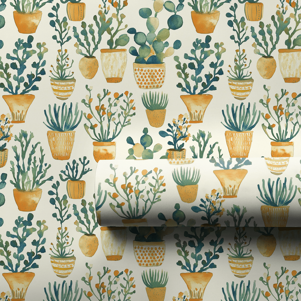 Cacti High - Wrapping Paper - Aspen & Arlo
