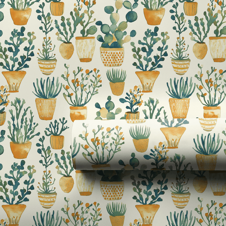 Cacti High - Wrapping Paper - Aspen & Arlo