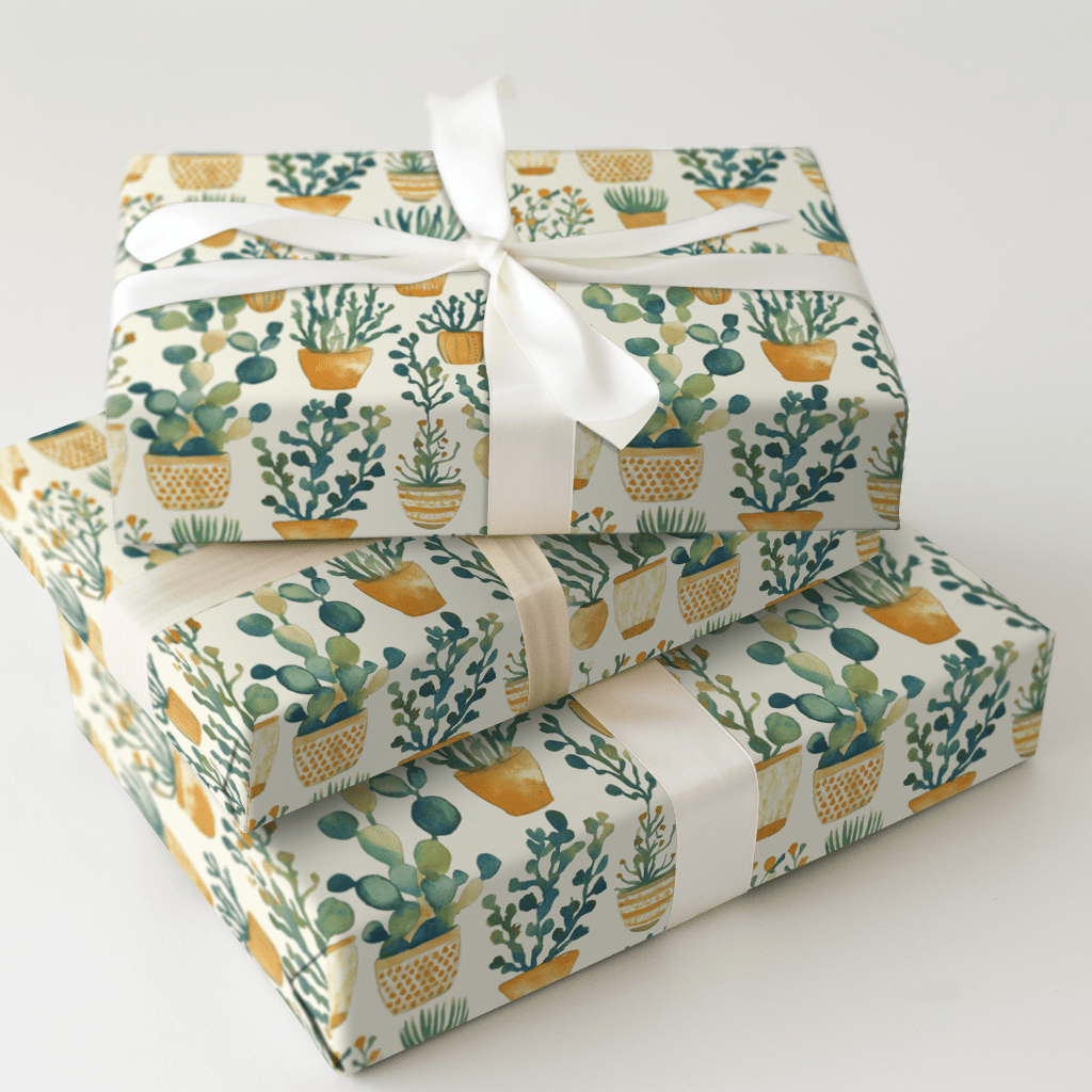 Cacti High - Wrapping Paper - Aspen & Arlo