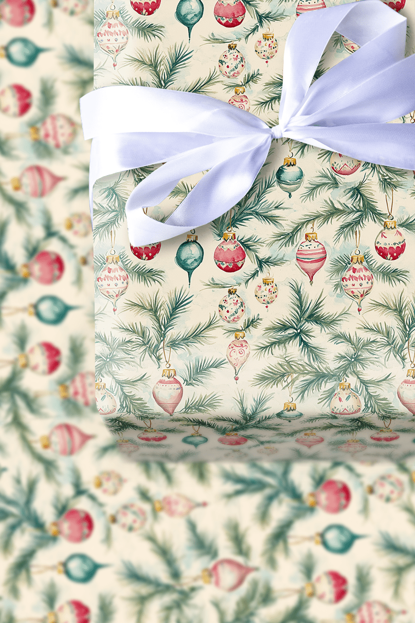 Ornamentally Yours - Wrapping Paper - Aspen & Arlo