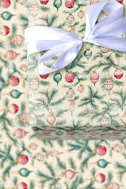 Ornamentally Yours - Wrapping Paper - Aspen & Arlo