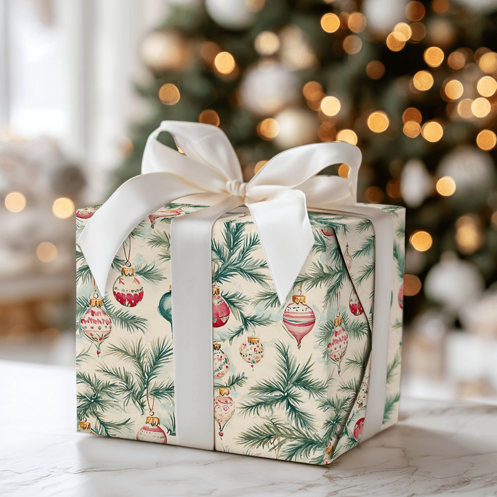 Ornamentally Yours - Wrapping Paper - Aspen & Arlo