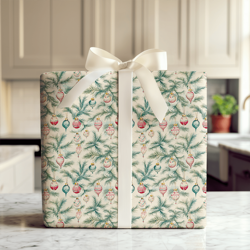 Ornamentally Yours - Wrapping Paper - Aspen & Arlo