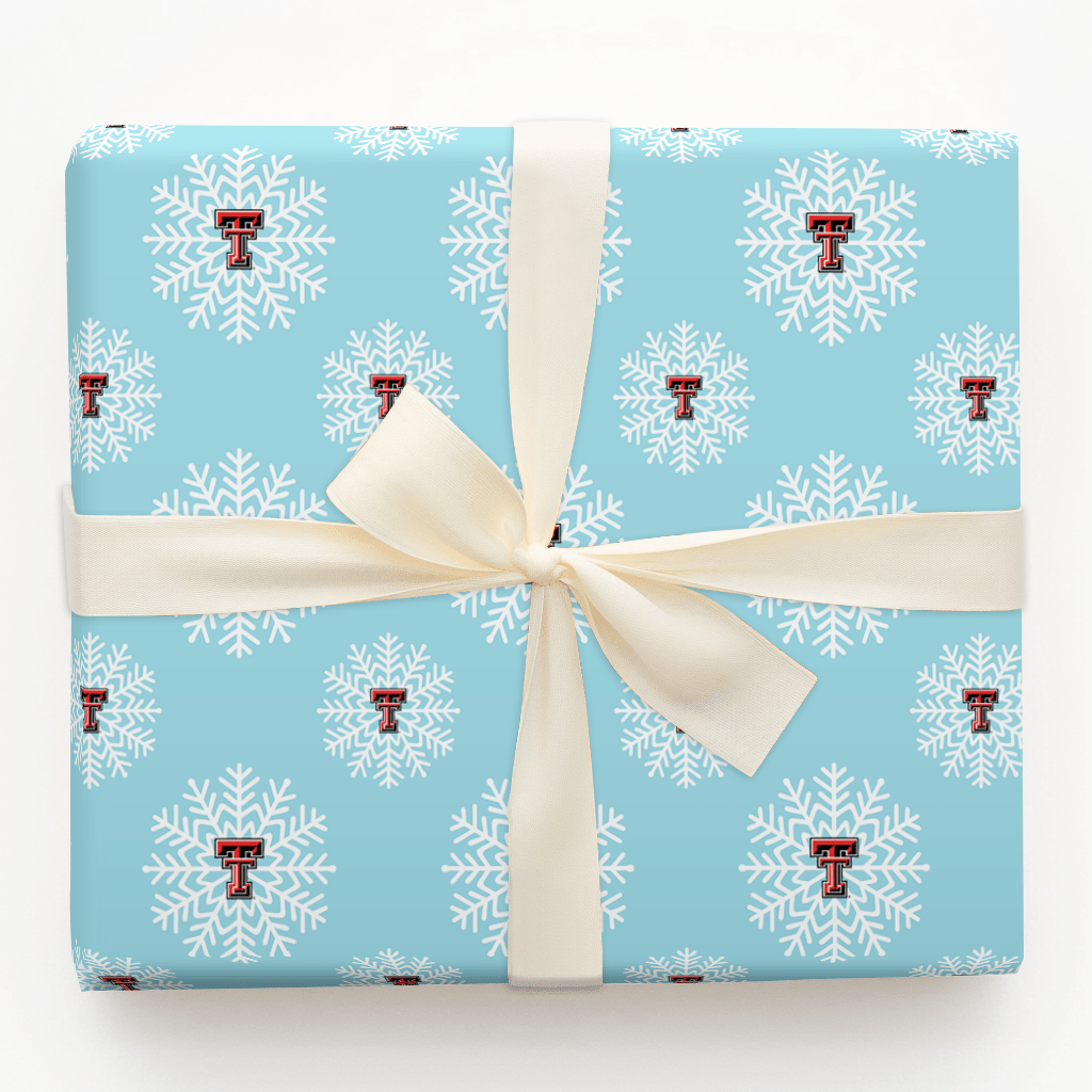 Texas Tech Snowflake - Wrapping Paper - Aspen & Arlo
