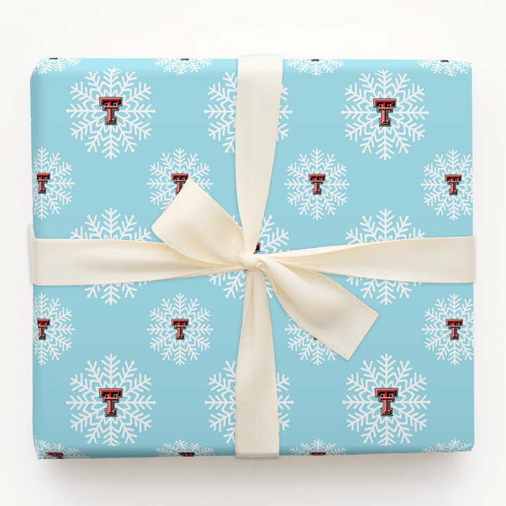 Texas Tech Snowflake - Wrapping Paper - Aspen & Arlo