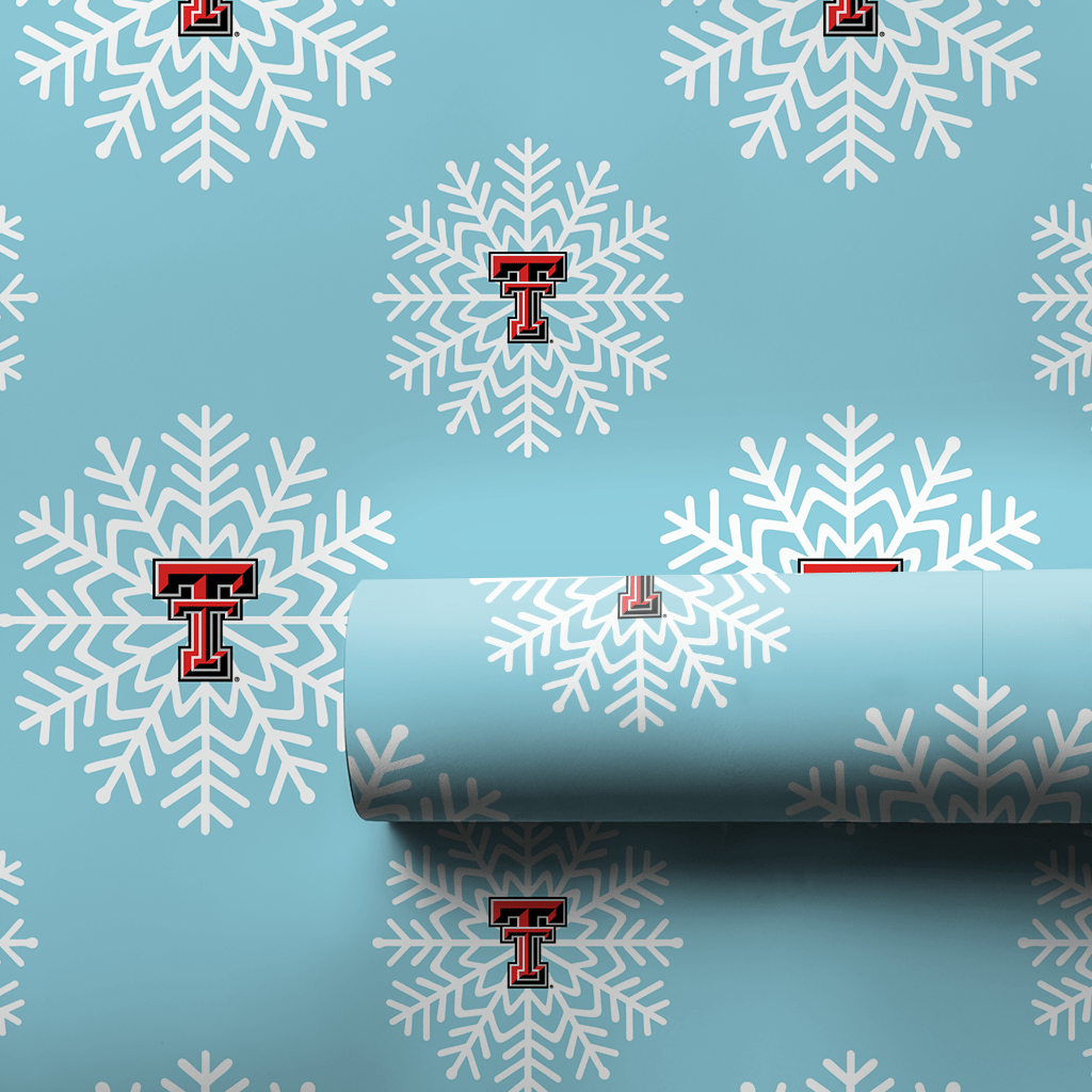 Texas Tech Snowflake - Wrapping Paper - Aspen & Arlo