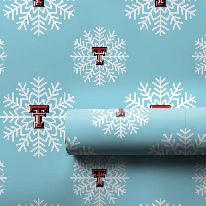 Texas Tech Snowflake - Wrapping Paper - Aspen & Arlo