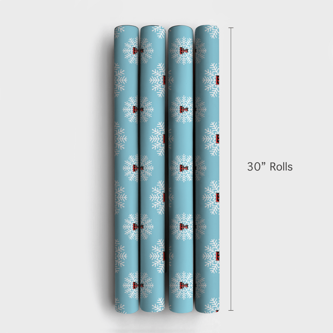 Texas Tech Snowflake - Wrapping Paper - Aspen & Arlo
