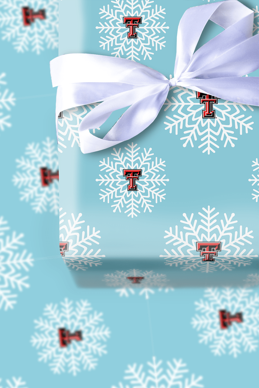Texas Tech Snowflake - Wrapping Paper - Aspen & Arlo