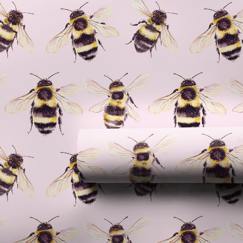 Blossom Buzz - Wrapping Paper - Aspen &amp; Arlo