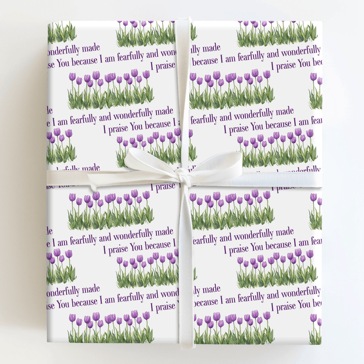 Wonderfully in Purple - Wrapping Paper - Aspen & Arlo