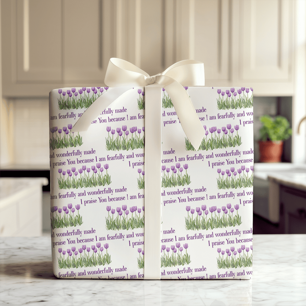 Wonderfully in Purple - Wrapping Paper - Aspen & Arlo