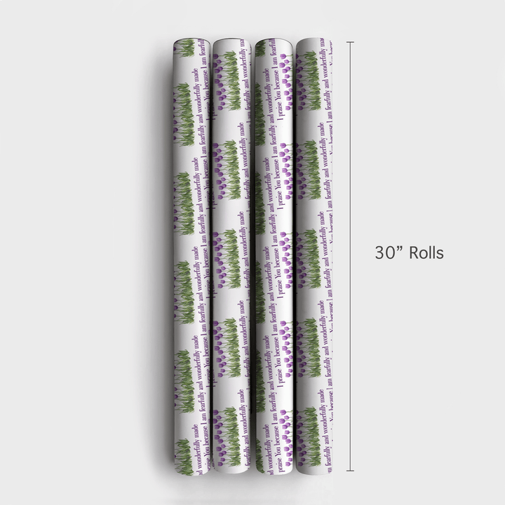 Wonderfully in Purple - Wrapping Paper - Aspen & Arlo