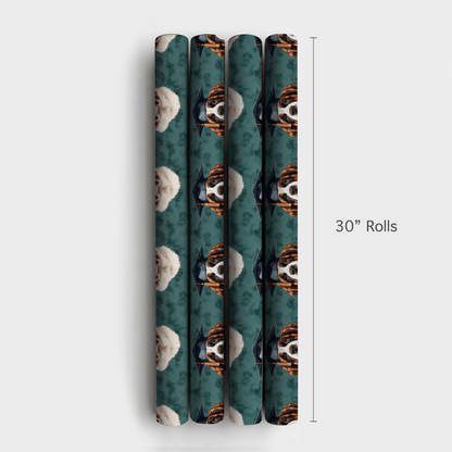 Saint Bernard Graduate - Wrapping Paper - Aspen & Arlo