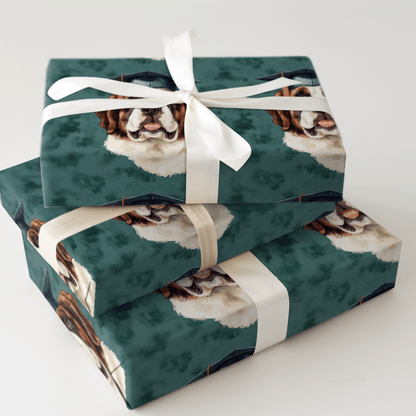 Saint Bernard Graduate - Wrapping Paper - Aspen & Arlo