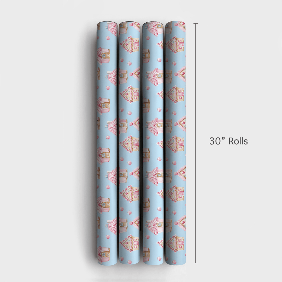 Frosted Candy Castle - Wrapping Paper - Aspen & Arlo