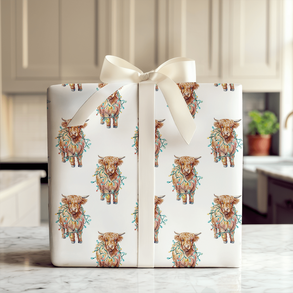 Cowlights - Wrapping Paper - Aspen & Arlo