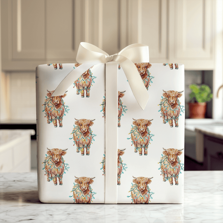 Cowlights - Wrapping Paper - Aspen & Arlo