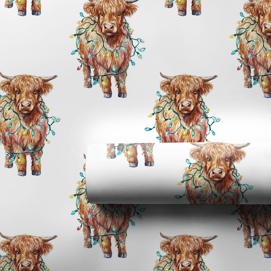Cowlights - Wrapping Paper - Aspen & Arlo