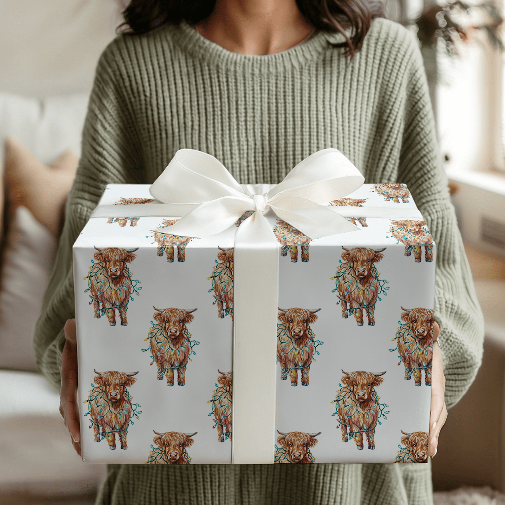 Cowlights - Wrapping Paper - Aspen & Arlo