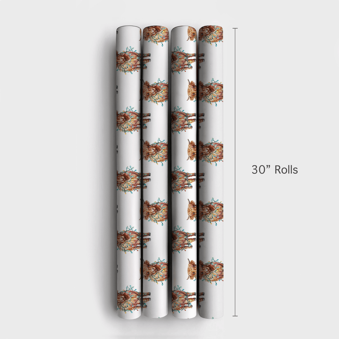 Cowlights - Wrapping Paper - Aspen & Arlo