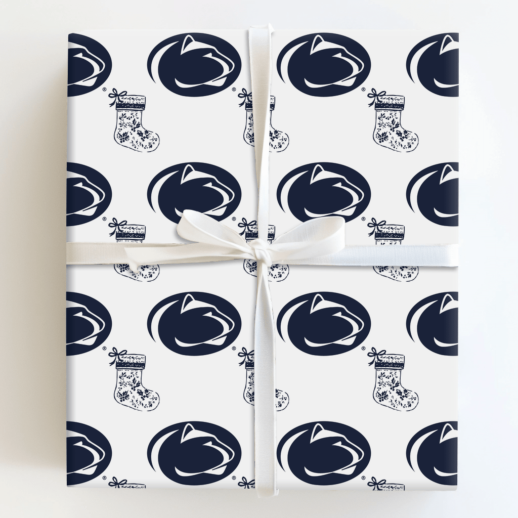 Penn State Stocking - Wrapping Paper - Aspen & Arlo
