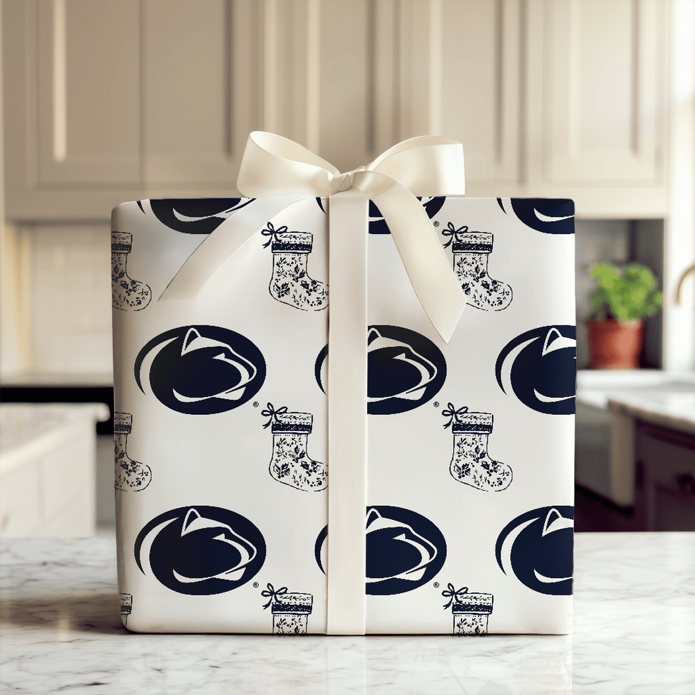 Penn State Stocking - Wrapping Paper - Aspen & Arlo