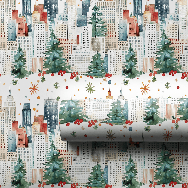 Tinsel in Times Square - Wrapping Paper - Aspen & Arlo