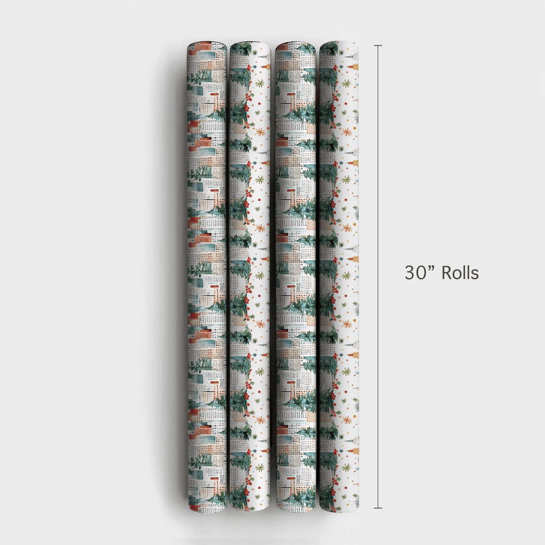 Tinsel in Times Square - Wrapping Paper - Aspen & Arlo